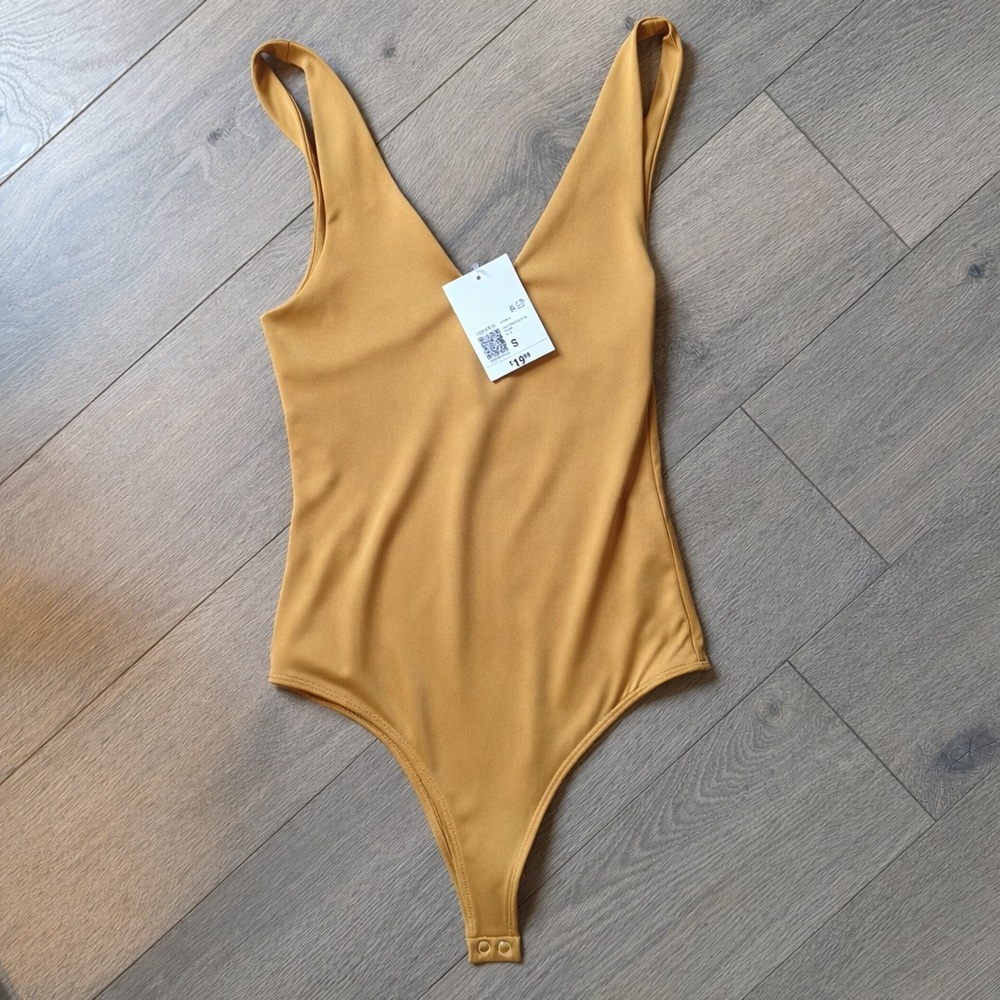 Forever 21 Golden Bodysuit